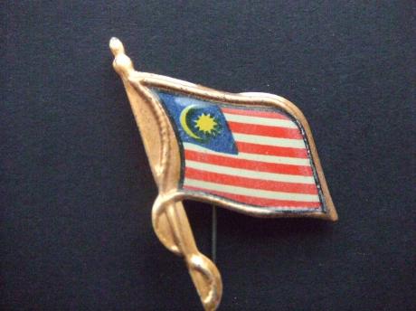 Maleisië land in het zuidoosten van Azië vlag ( Jalur Gemilang)